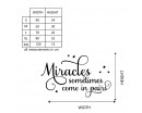 Miracles Quotes Decal